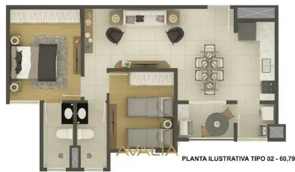 APARTAMENTO À VENDA – MANAI INDAIATUBA
