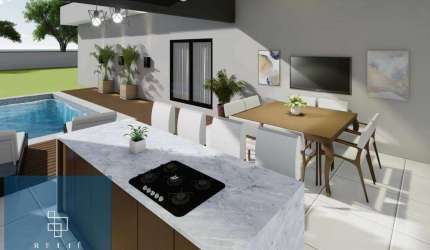 Casa com 248m² à venda - Condomínio Saint Charbel - Estuda Permuta