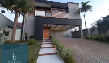 Casa com 4 suítes à venda, 400m² no condomínio Alphaville, Sorocaba/SP