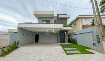 Sobrado com 4 dormitórios à venda, 210 m² por R$ 2.120.000,00 - Condomínio Floradas do Paratey - São José dos Campos/SP