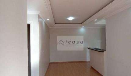 Apartamento com 2 dormitórios à venda, 56 m² por R$ 300.000,00 - Residencial Cores das Indias - Caçapava/SP