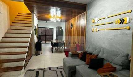 Sobrado com 2 dormitórios à venda, 90 m² por R$ 510.000,00 - Pontal de Santa Marina - Caraguatatuba/SP