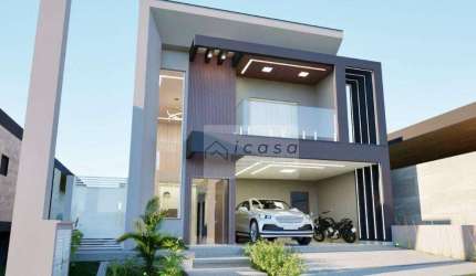 Sobrado com 4 dormitórios à venda, 215 m² por R$ 1.250.000,00 - Condominio Residencial Malibu - Caçapava/SP