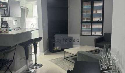 Apartamento com 1 dormitório à venda, 52 m² por R$ 580.000,00 - Parque Residencial Aquarius - São José dos Campos/SP