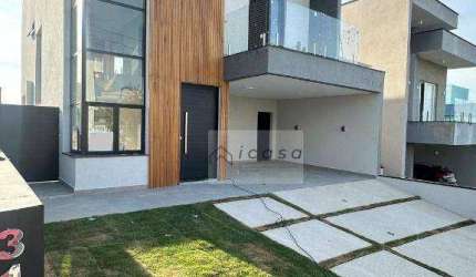 Sobrado com 3 dormitórios à venda, 179 m² por R$ 1.100.000,00 - Condominio Residencial Malibu - Caçapava/SP