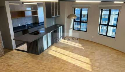 Apartamento Duplex com 1 dormitório à venda, 84 m² por R$ 850.000,00 - Parque Residencial Aquarius - São José dos Campos/SP