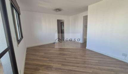 Apartamento com 2 dormitórios para alugar, 74 m² por R$ 4.091,67/mês - Parque Residencial Aquarius - São José dos Campos/SP