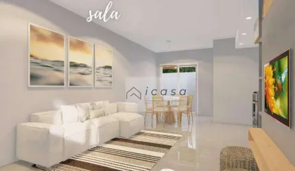 Sobrado com 2 dormitórios à venda, 80 m² por R$ 399.000,00 - Massaguaçu - Caraguatatuba/SP