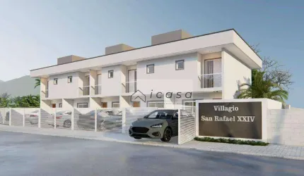 Sobrado com 2 dormitórios à venda, 70 m² por R$ 369.000,00 - Massaguaçu - Caraguatatuba/SP