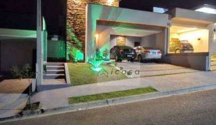 Casa com 3 dormitórios à venda, 135 m² por R$ 930.000,00 - Condominio Residencial Malibu - Caçapava/SP