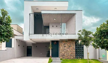 Sobrado com 3 dormitórios à venda, 230 m² por R$ 1.800.000,00 - Condomínio Terras do Vale - Caçapava/SP