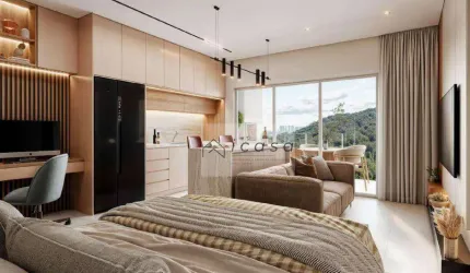 Studio com 1 dormitório à venda, 39 m² por R$ 358.000,00 - Toninhas - Ubatuba/SP