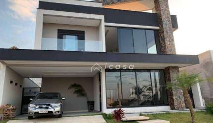 Sobrado com 4 dormitórios à venda, 250 m² por R$ 2.050.000,00 - Condomínio Terras do Vale - Caçapava/SP