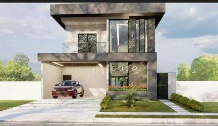 Sobrado com 3 dormitórios à venda, 167 m² por R$ 1.180.000,00 - Condominio Residencial Malibu - Caçapava/SP