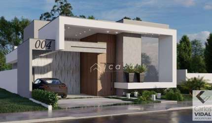 Casa com 3 dormitórios à venda, 150 m² por R$ 980.000,00 - Condomínio Terras do Vale - Caçapava/SP