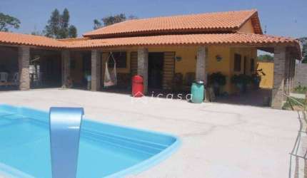 Chácara com 2 dormitórios à venda, 4800 m² por R$ 640.000,00 - Perinho - Caçapava/SP