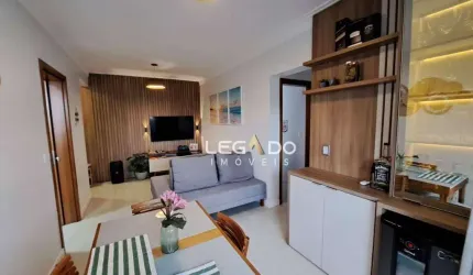 Apartamento Mobiliado com 2 dorm. (1 Suíte) à venda, 66 m² por R$ 450.000 - Iririú - Joinville/SC