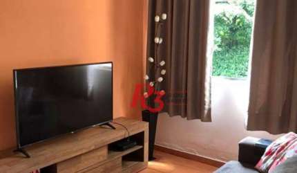 Apartamento com 2 dormitórios à venda, 67 m²  - Saboó - Santos/SP