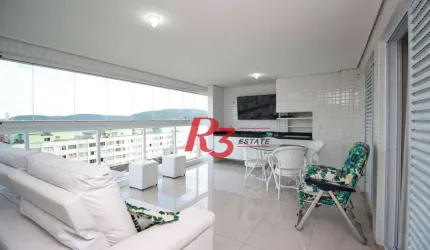 Apartamento com 3 dormitórios para alugar, 134 m² por R$ 11.500,00/mês - Embaré - Santos/SP