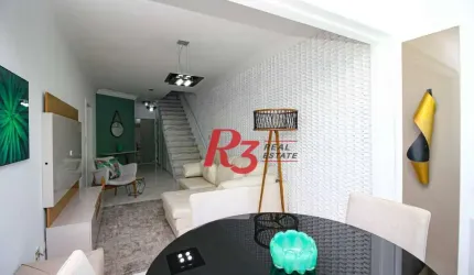 Cobertura com 4 dormitórios à venda, 225m² - Ponta da Praia - Santos/SP