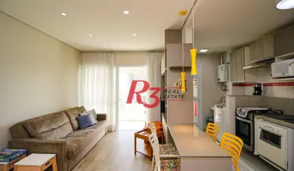 Apartamento à venda, 57 m² por R$ 880.000,00 - Gonzaga - Santos/SP
