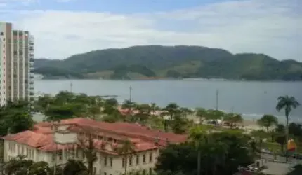 Apartamento com 1 dormitório à venda, 76 m² - Aparecida - Santos/SP