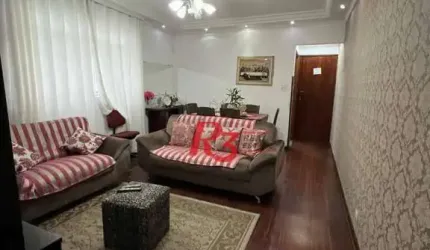 Apartamento à venda, 125 m² por R$ 530.000,00 - Embaré - Santos/SP