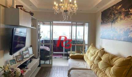 Apartamento com 2 dormitórios à venda, 84 m² - Boqueirão - Santos/SP