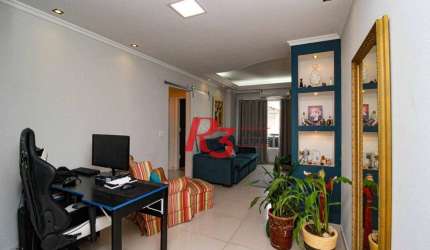 Apartamento com 2 dormitórios à venda, 96 m² por R$ 650.000,00 - Aparecida - Santos/SP