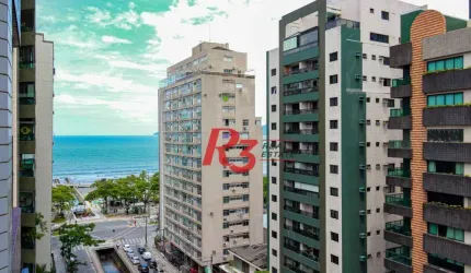 Apartamento com 3 dormitórios à venda, 120 m² por R$ 1.300.000,00 - Embaré - Santos/SP