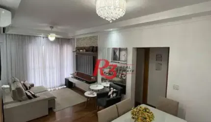 Apartamento Garden à venda, 82 m² por R$ 1.224.000,00 - Campo Grande - Santos/SP