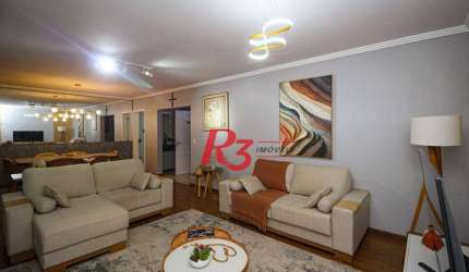 Apartamento com 4 dormitórios à venda, 204 m² - Boqueirão - Santos/SP