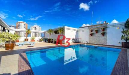 Cobertura à venda, 540 m² por R$ 4.400.000,00 - Ponta da Praia - Santos/SP
