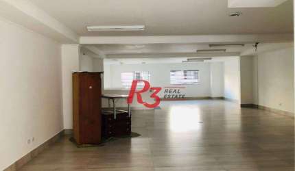 Sala para alugar, 160 m² por R$ 8.900,00/mês - Pompéia - Santos/SP