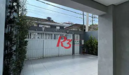 Sobrado com 4 suítes à venda, 240 m² por R$ 2.700.000 - Boqueirão - Santos/SP