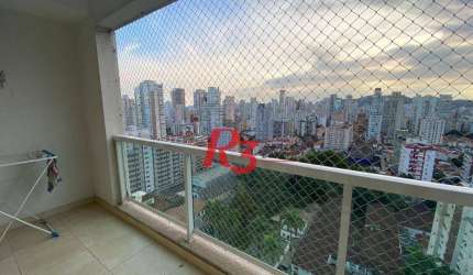 Apartamento com 2 dormitórios à venda, 70 m² por R$ 810.000,00 - Boqueirão - Santos/SP
