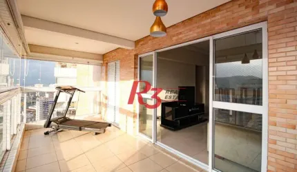 Apartamento à venda, 109 m² por R$ 1.542.000,00 - Gonzaga - Santos/SP