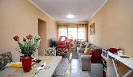 Apartamento com 2 dormitórios à venda, 80 m² por R$ 440.000,00 - Marapé - Santos/SP