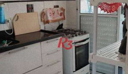 Apartamento com 2 dormitórios à venda, 58 m² por R$ 320.000,00 - Morro de Nova Cintra - Santos/SP