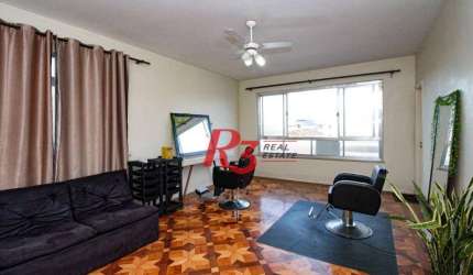 Apartamento à venda, 91 m² por R$ 625.000,00 - Macuco - Santos/SP
