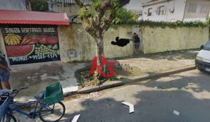 Terreno à venda, 528 m² por R$ 1.670.000,00 - Macuco - Santos/SP