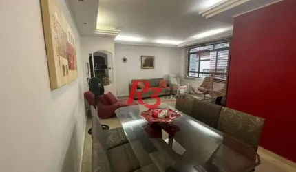 Apartamento com 3 dormitórios à venda, 146 m² por R$ 869.000,00 - Campo Grande - Santos/SP