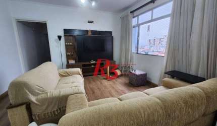 Apartamento à venda, 95 m² por R$ 564.000,00 - Embaré - Santos/SP