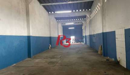 Galpão, 255 m² - venda por R$ 2.000.000,00 ou aluguel por R$ 10.890,00/mês - Estuário - Santos/SP