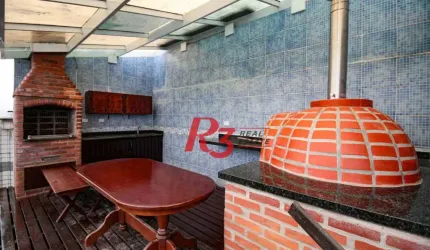 Cobertura com 5 dormitórios, 400 m² - venda por R$ 2.250.000,00 ou aluguel por R$ 14.900,00/mês - Embaré - Santos/SP