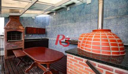 Cobertura com 5 dormitórios, 400 m² - venda por R$ 2.250.000,00 ou aluguel por R$ 14.900,00/mês - Embaré - Santos/SP