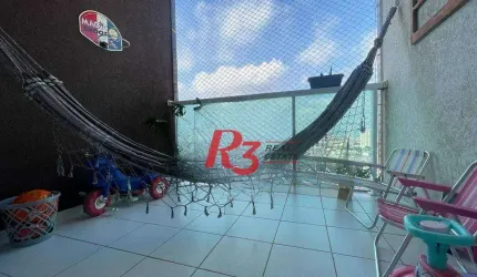 Apartamento à venda, 59 m² por R$ 450.000,00 - Vila Matias - Santos/SP