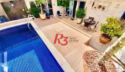 Cobertura com 3 dormitórios à venda, 236 m² por R$ 1.890.000,00 - Ponta da Praia - Santos/SP