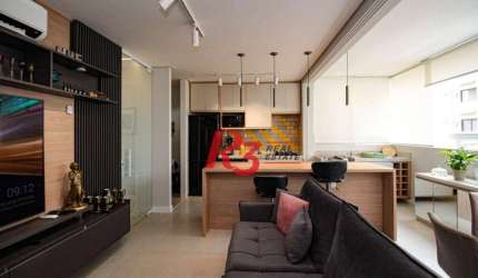 Apartamento à venda, 72 m² por R$ 1.150.000,00 - Gonzaga - Santos/SP