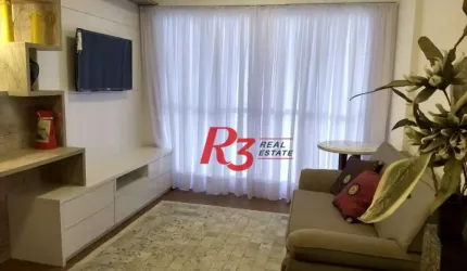 Apartamento para alugar, 59 m² por R$ 5.200,00/mês - Boqueirão - Santos/SP